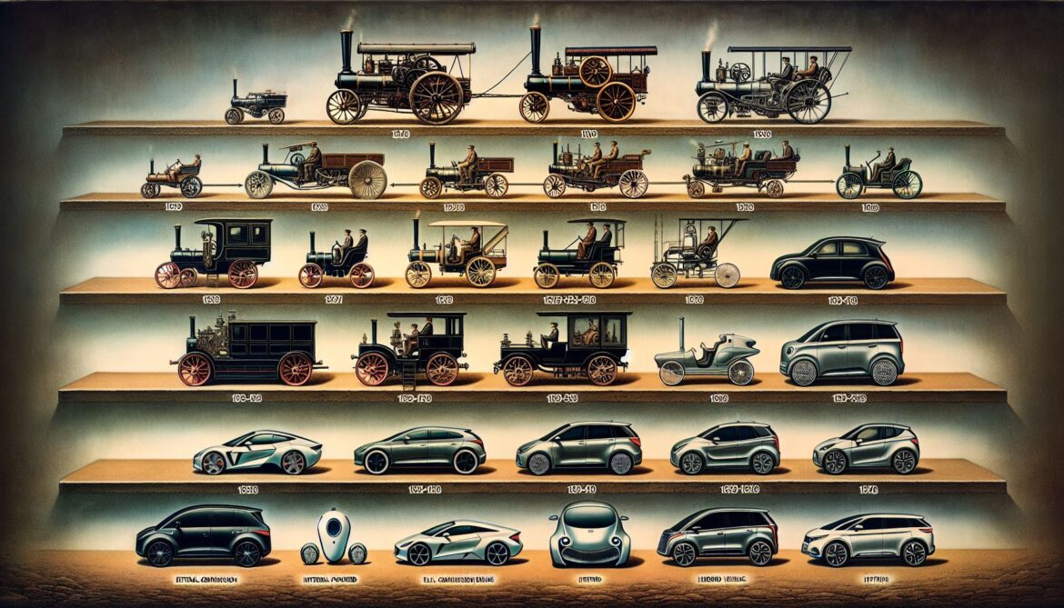 De evolutie van de auto-industrie: van stoomwagens tot zelfrijdende voertuigen